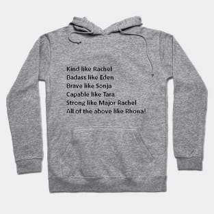 be like rhona Hoodie